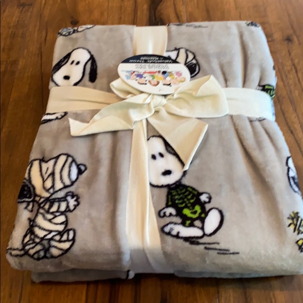 Peanuts 55x70 snoopy and Woodstock mummy blanket